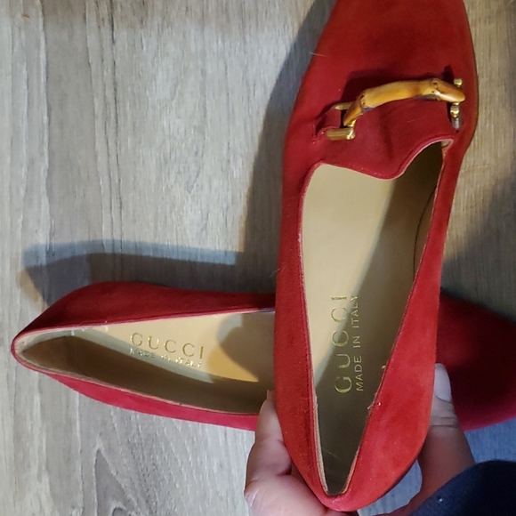 *SOLD*Gucci Vintage Suede Loafers 6 - Picture 11 of 12